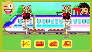 Railroad Crossing  2 Railroad In village  #3 ( Perlintasan Kereta api ) Fumikiri Game - Android