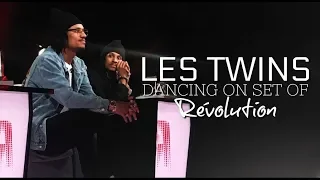 LES TWINS | DANCING ON SET OF "REVOLUTION" (TV SHOW)
