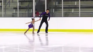 2019 all year figure skating open competition Kate and Bill showcase duet