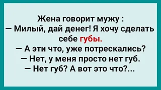 Жена Хочет Новые Губы! Подборка Веселых Жизненных Анекдотов! Юмор!