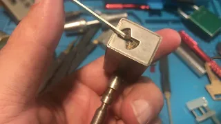 Вскрытие замка master lock