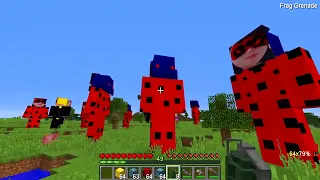 CAPTURED LADYBUG in MINECRAFT in MONSTER SCHOOL NOOB vs PRO vs GOD vs HACKER ANIMATION cartoon