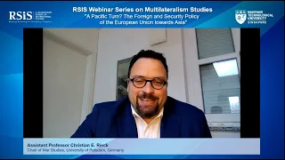 RSIS Webinar Series on Multilateralism Studies - 9 April 2021