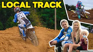 NIGHT PRACTICE AT THE LOCAL TRACK | Enjoying Riding Our Dirt Bikes Again!