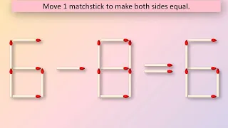 Matchstick Puzzles 205