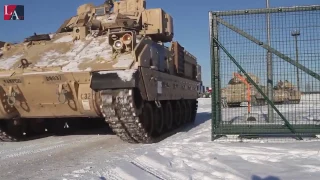 Прибытие американской техники в Эстонию 02, 2017. Us troops arrival to Esonia