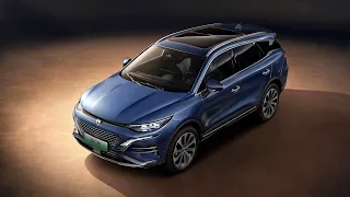 BYD и Mercedes представили новый кроссовер Denza N8. Он может быть гибридным и электрическим.