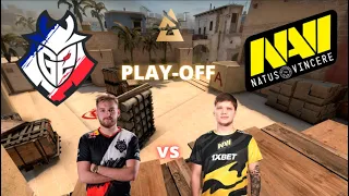 NAVI VS G2 - BLAST PREMIER GLOBAL FINALS - LOSER IS OUT!!