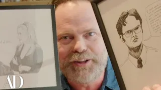 Rainn Wilson's home office is full of memories from The Office