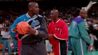 Michael Jordan Plays One on One with Shaq