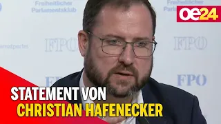 Christian Hafenecker zum ÖVP-Korruptions-U-Ausschuss