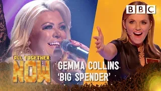 Reality star Gemma Collins STUNS Geri Horner with amazing 'Big Spender' - All Together Now