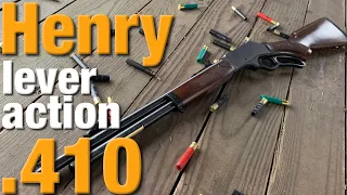 Henry’s lever action .410 shotgun is sweet!