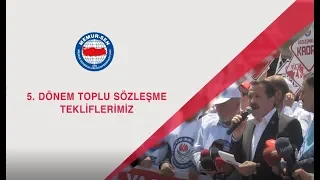 Memur-Sen Konfederasyonu 5. Dönem Toplu Sözleşme Teklifleri | Basın Açıklaması 24.07.2019