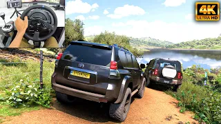 Toyota Prado & Land Rover Defender | OFFROAD CONVOY | Forza Horizon 5 | Thrustmaster T300RS gameplay