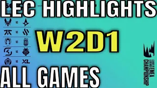 LEC Winter 2023 W2D1 Highlights ALL GAMES - VIT vs AST, FNC vs BDS, TH vs KOI, SK vs G2, MAD vs XL