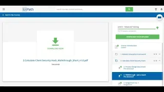 Calculate Client Security Hash Part 4 | UiPath Level 3 Exercise