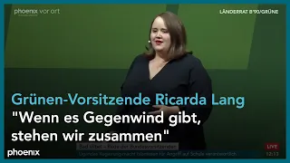 Rede der Grünen-Vorsitzenden Ricarda Lang auf dem Länderrat der Partei am 17.06.23