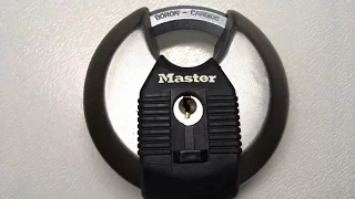 (233) Master Lock Excell Discus Padlock Picked