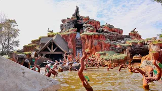 Splash Mountain Drop Sights & Sounds in 8K | Magic Kingdom Walt Disney World Orlando Florida 2023
