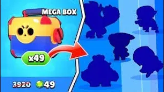 WTF ?? 49 MEGA BOXES SELLING 49 GEMS? Brawl stars wins & fails #1