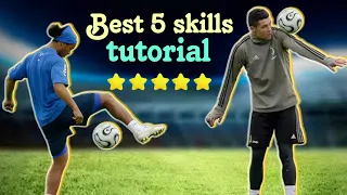 Ronaldinho & Ronaldo 5 skills tutorial