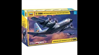 In Box Review of Zvezda 1/72 C-130H