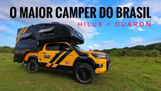 TOUR HILUX + CAMPER DUARON SUPER KING DO ELPHOS OVERLANDER