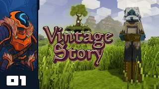 Up All Night Because It's Scary Outside - Let's Play Vintage Story - PC Gameplay Part 1