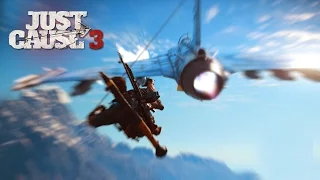 EPIC JET STUNTS! - (Just Cause 3 Funny Moments)