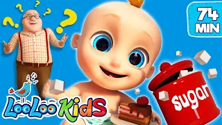 🔵Johny Johny Yes Papa + NEW Johny Johny Yes Papa and more Top Kids Songs from LooLoo Kids