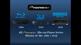 All pioneer blu-ray player series history of the 2006+2018