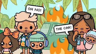 Going On A Road-trip! 🚙 *WE GOT IN A CRASH!* || voiced 🔊 || Toca Life World 🌎