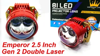 Biled Double Laser - Review Projector Biled Emperor 2.5 inchi Gen 2