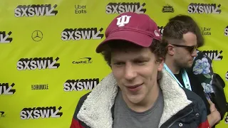 Interview with Jesse Eisenberg on the Red Carpet for The Art Of Self Defense at SXSW 2019