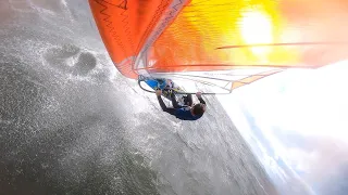 Forward loop bonanza at Gullane beach, Edinburgh