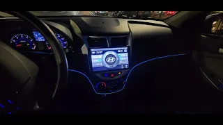 2014 Hyundai Accent aftermarket Android head unit installation