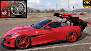 Convertible Ferrari Portofino test ride - Forza Horizon 5 | Thrustmaster TX gameplay