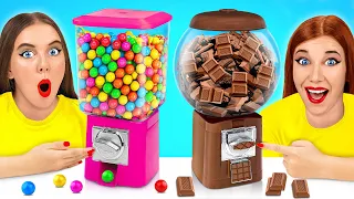 Bubble Gum vs Chocolate Food Challenge #2 by Multi DO Fun Challenge