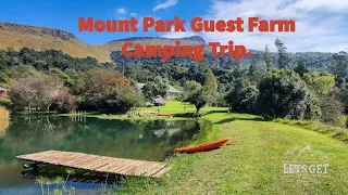 Mount Park Guest Farm, Camping in a rooftop tent.