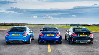 DRAG RACE!! BMW M2 CS vs M2 COMP vs 530PS M2 COMP