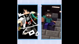 jedak jeduk minecraft animaton versi Azuya surya Vs Herobrine