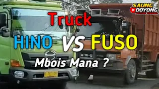 Truck Hino VS Truck Fuso Bagus Mana ? || Ngevlog Trucks