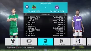 PES 2018 SK Rapid Wien vs FK Austria Wien