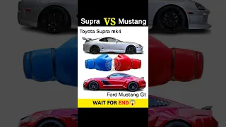 Supra Vs Mustang | Full Comparison || #shorts #supra #mustang