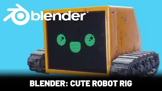 Blender Character Animation Tutorial: Model and Rig a Cute Robot