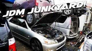 JDM JUNKYARD TOUR IN JAPAN!