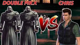 Resident Evil 2 - Chris Defeating Double Mr.X