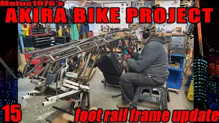 Akira Bike Project - 15 - Feet Forward Motorcycle Prototype - Frame Update