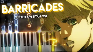 Barricades - Attack on Titan OST | Hiroyuki Sawano (piano)